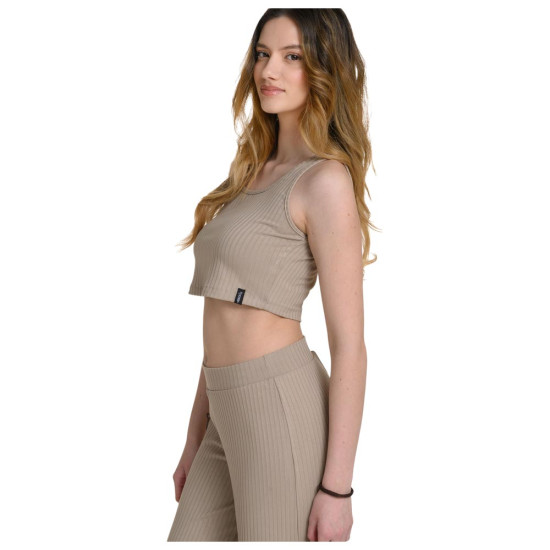 Target Γυναικεία αμάνικη μπλούζα Rib Crop Top